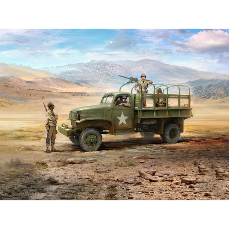 ICM35599 - WWII U.S. Military Patrol (G7107 with MG M1919A4)