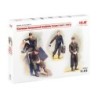 ICM35614 - German Armoured Vehicle Crew (1941-1942) 4 Figures & Cat