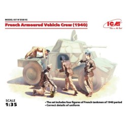 ICM35615 - French Armoured Vehicle Crew (1940) 4 Figures