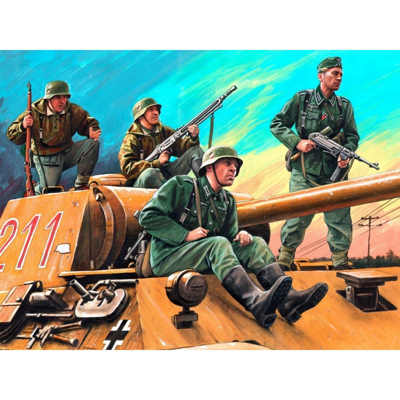 ICM35634 - German Tank Riders (1942-1945) 4 Figures
