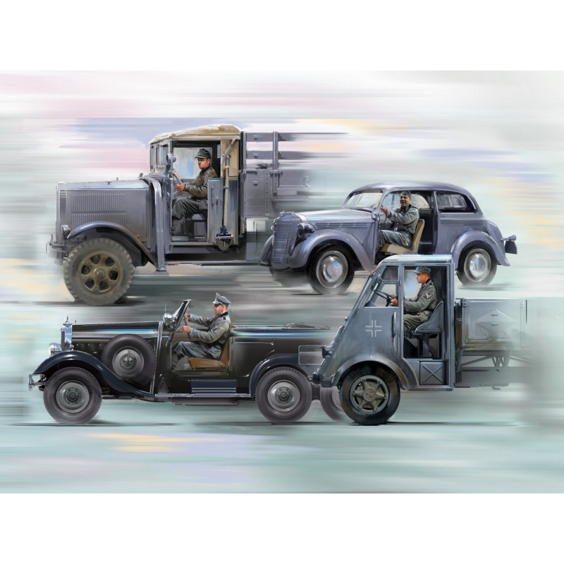 ICM35642 - German Drivers (1939-1945) 4 Figures