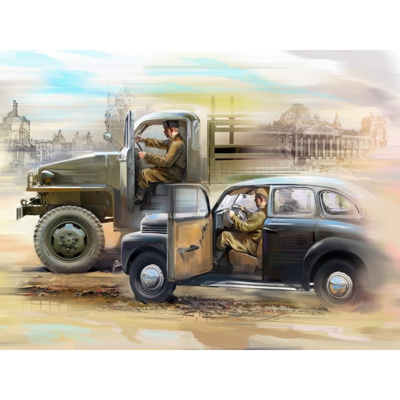 ICM35643 - RKKA Drivers (1943-1945) with 2 Figures