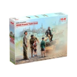 ICM35647 - WWII French Tank Crew 4 Figures