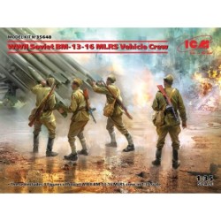 ICM35648 - WWII Soviet BM-13-16 MLRS Vehicle Crew 4 Figures