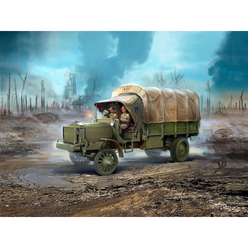 ICM35653 - Standard B “Liberty” with 2 WWI U.S. Driver Figures