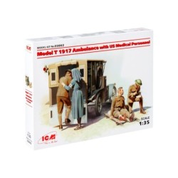 ICM35662 - Model T 1917 Ambulance with US Medical Personnel