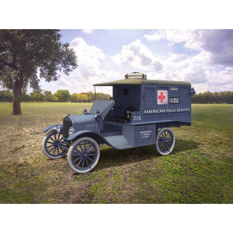 ICM35665 - Model T 1917 Ambulance (Early), WWI AAFS Car