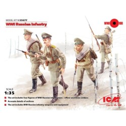ICM35677 - WWI Russian Infantry 4 Figures