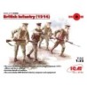 ICM35684 - British Infantry (1914) 4 Figures