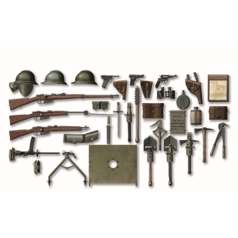 ICM35686 - WWI Italian Infantry Weapon & Equipment