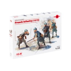 ICM35691 - French Infantry (1916) 4 Figures