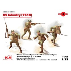 ICM35693 - US Infantry (1918) 4 Figures