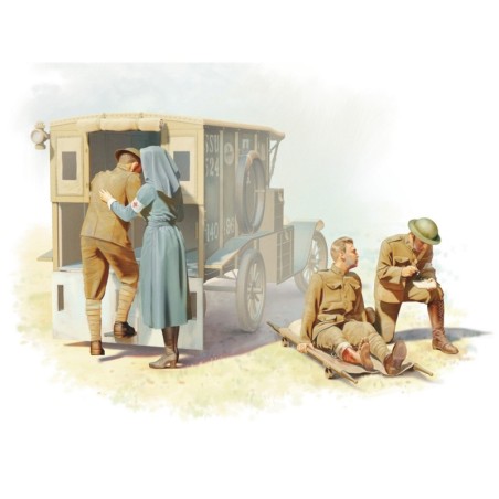 ICM35694 - WWI U.S. Medical Personnel 4 Figures