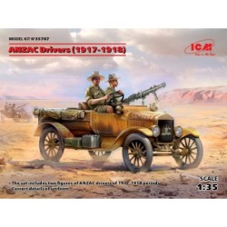 ICM35707 - ANZAC Drivers (1917-1918) with 2 Figures