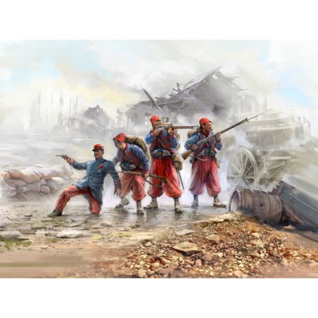 ICM35709 - French Zouaves Infantry (1914) 4 Figures