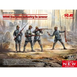 ICM35722 - WWI German Infantry in Armour 4 Figures