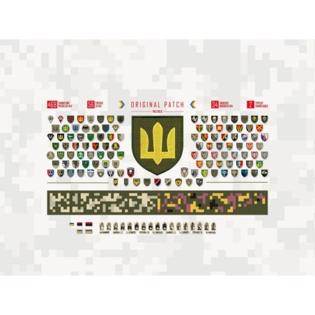 ICM35748 - Chevrons of Personnel & Camouflage of Military Vehicles of the Ukrainian Army