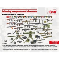 ICM35749 - Infantry Weapons & Chevrons of the Armed Forces of Ukraine