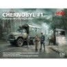 ICM35901 - Chernobyl 1 Radiation Monitoring Station (ZiL Truck, Barrier Checkpoint & 5 Figures)