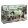 ICM35901 - Chernobyl 1 Radiation Monitoring Station (ZiL Truck, Barrier Checkpoint & 5 Figures)