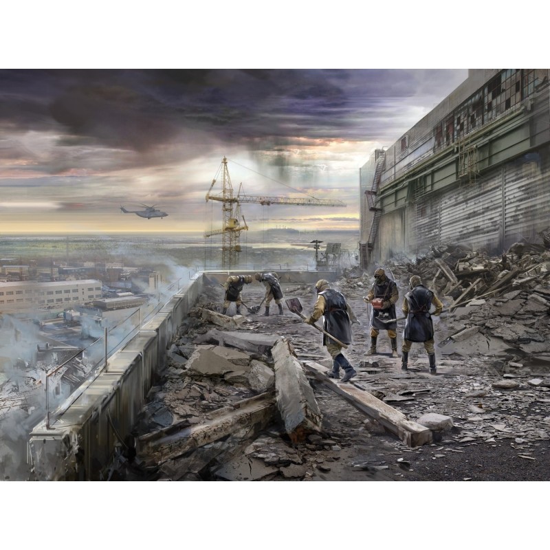 ICM35903 - Chernobyl 3 Rubble Cleaners (5 Figures)