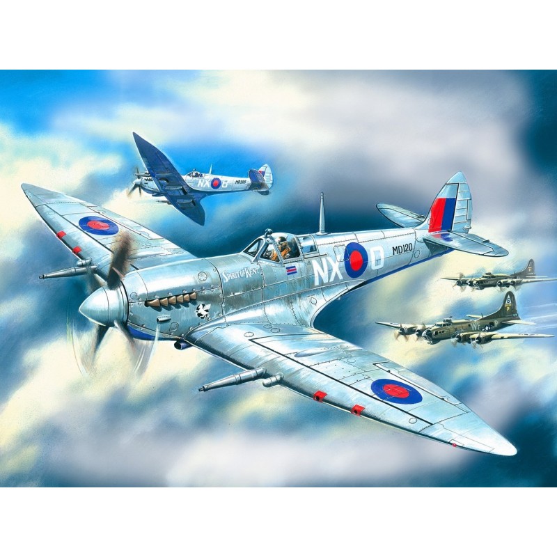 ICM48062 - Spitfire Mk.VII, WWII British Fighter Plane