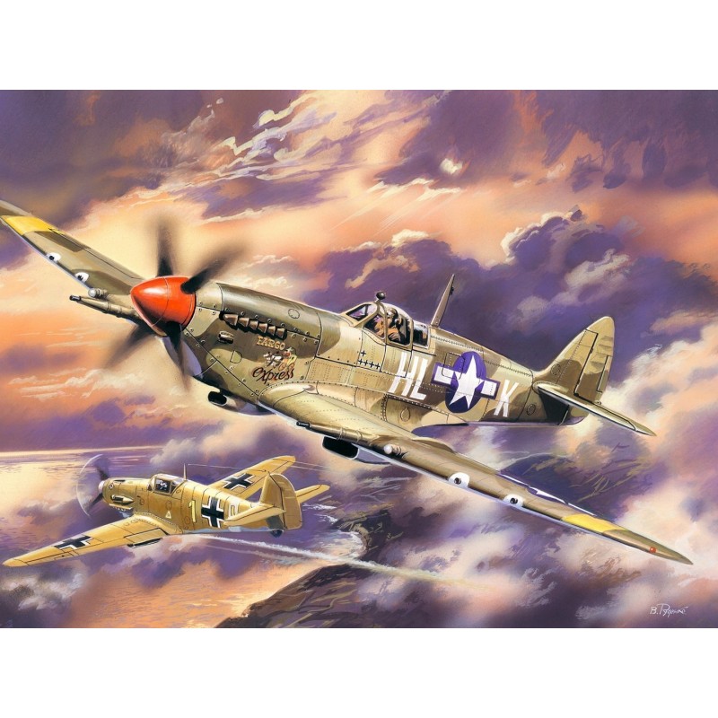 ICM48065 - Spitfire Mk.VIII, WWII USAAF Fighter Plane