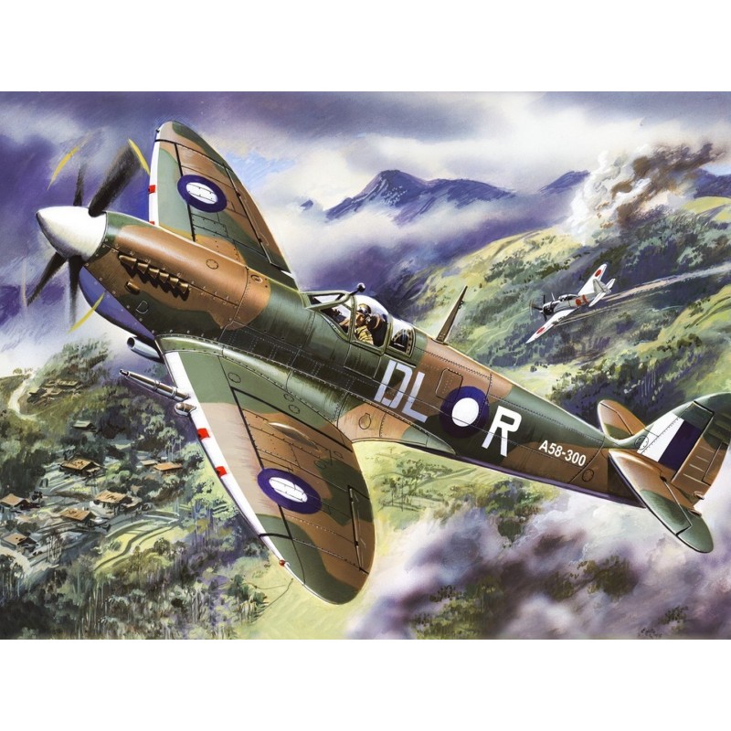 ICM48067 - Spitfire Mk.VIII, WWII British Fighter Plane