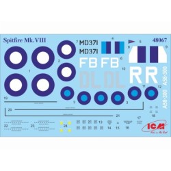 ICM48067 - Spitfire Mk.VIII, WWII British Fighter Plane