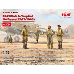 ICM48080 - RAF Pilots In Tropical Uniforms (1941-1945) 5 Figures