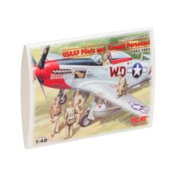 ICM48083 - USAAF Pilots & Ground Personnel (1941-1945) 5 Figures