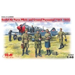 ICM48084 - Soviet Air Force Pilots & Ground Personnel (1943-1945) 7 Figures