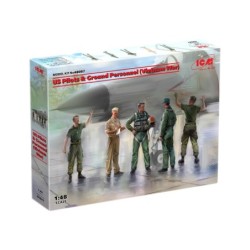 ICM48087 - U.S. Pilots & Ground Personnel (Vietnam War) 5 Figures