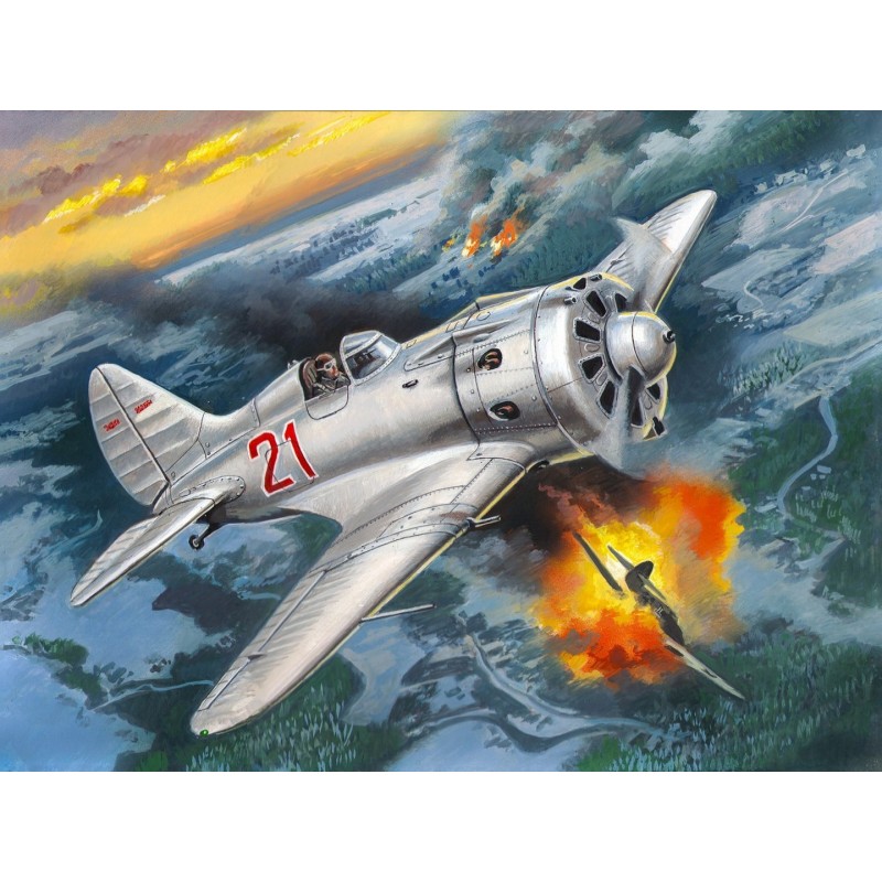 ICM48097 - I-16 Type 24, WWII Soviet Fighter Plane