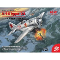 ICM48097 - I-16 Type 24, WWII Soviet Fighter Plane
