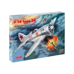 ICM48097 - I-16 Type 24, WWII Soviet Fighter Plane