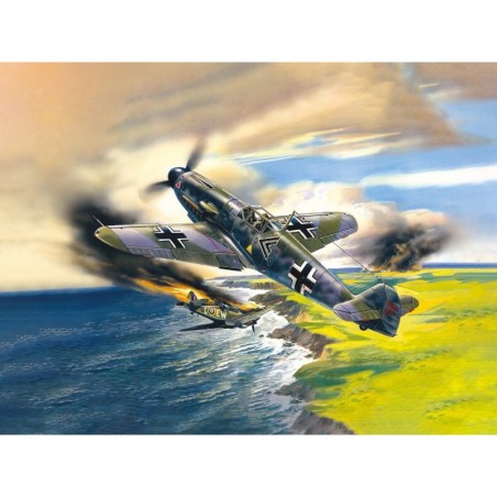 ICM48102 - Messerschmitt Bf 109F-2, WWII German Fighter Plane