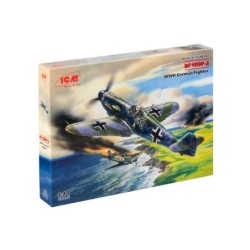 ICM48102 - Messerschmitt Bf 109F-2, WWII German Fighter Plane