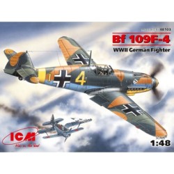 ICM48103 - Messerschmitt Bf 109F-4, WWII German Fighter Plane
