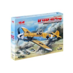 ICM48105 - Messerschmitt Bf 109F-4Z/Trop, WWII German Fighter Plane