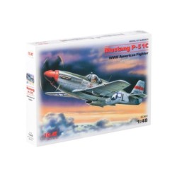 ICM48121 - Mustang P-51C, WWII American Fighter Plane