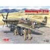 ICM48125 - Mustang P-51B with USAAF Pilots & Ground Personnel (5 Figures)