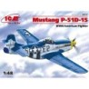 ICM48151 - Mustang P-51D-15, WWII American Fighter Plane