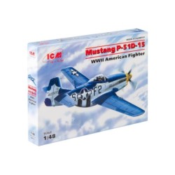 ICM48151 - Mustang P-51D-15, WWII American Fighter Plane