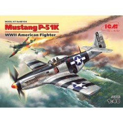 ICM48154 - Mustang P-51K, WWII American Fighter Plane