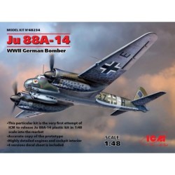 ICM48234 - Ju 88A-14, WWII German Bomber