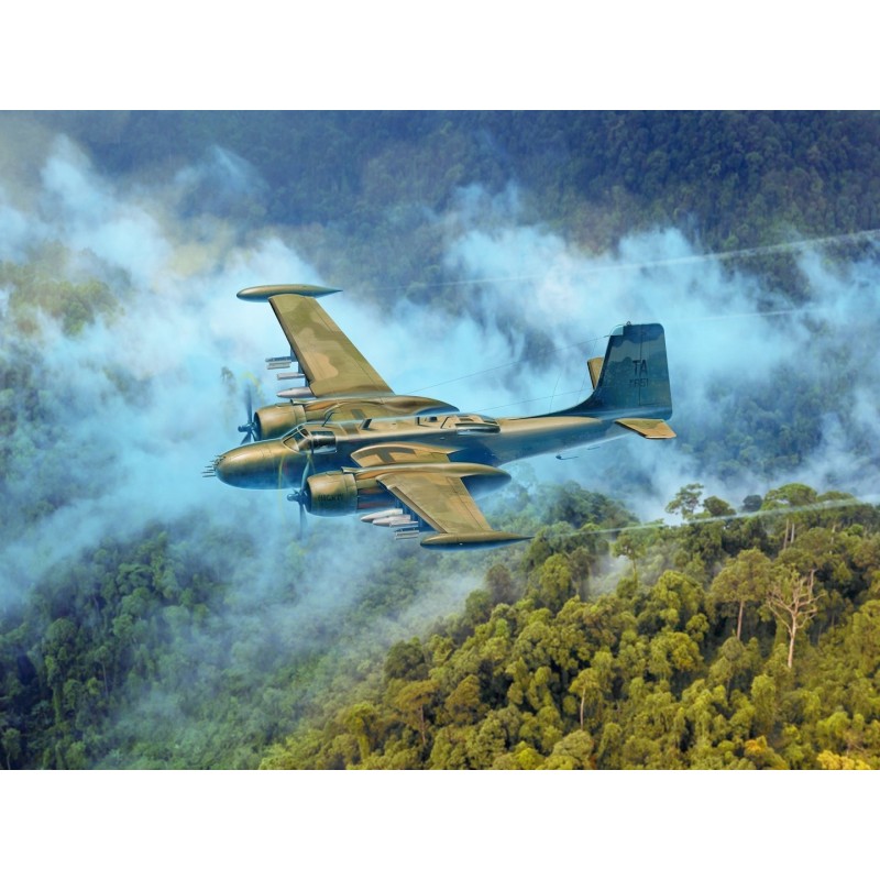 ICM48279 - B-26K Counter Invader, USAF Vietnam War Attack Aircraft