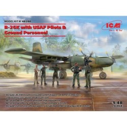 ICM48280 - B-26K with USAF Pilots & Ground Personnel (5 Figures)