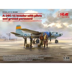 ICM48288 - A-26C-15 Invader with Pilots & Ground Personnel 5 Figures