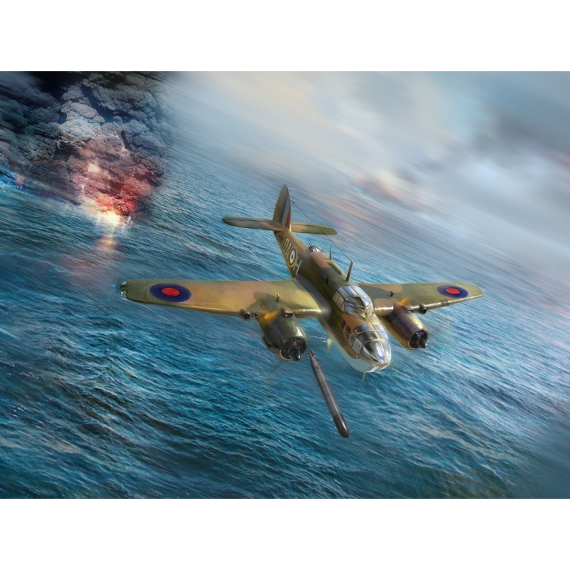 ICM48310 - Bristol Beaufort Mk.I, WWII British Torpedo-Bomber